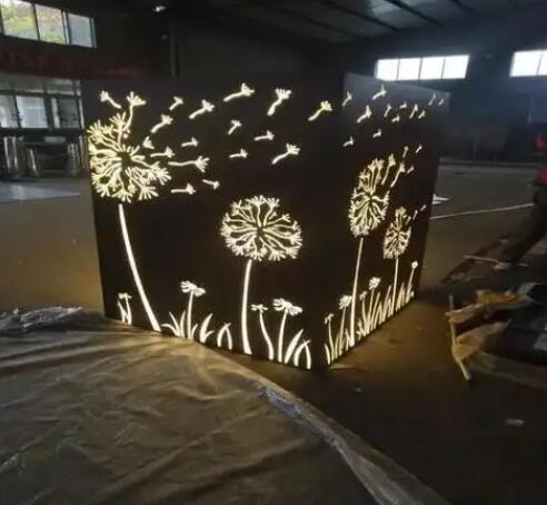 三亚耐候钢灯箱