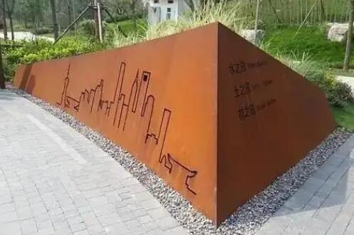 三亚耐候钢挡土墙